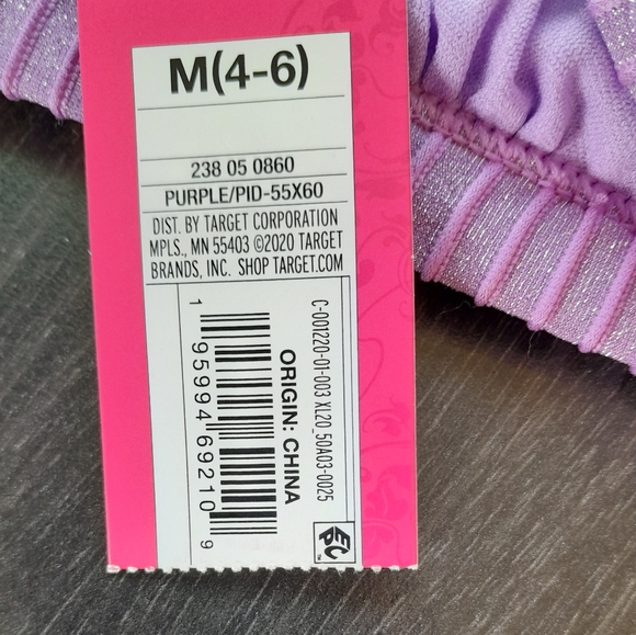 New Wonens Cute Lavender Purple Two Piece Bakini Set - Picture 3 of 6